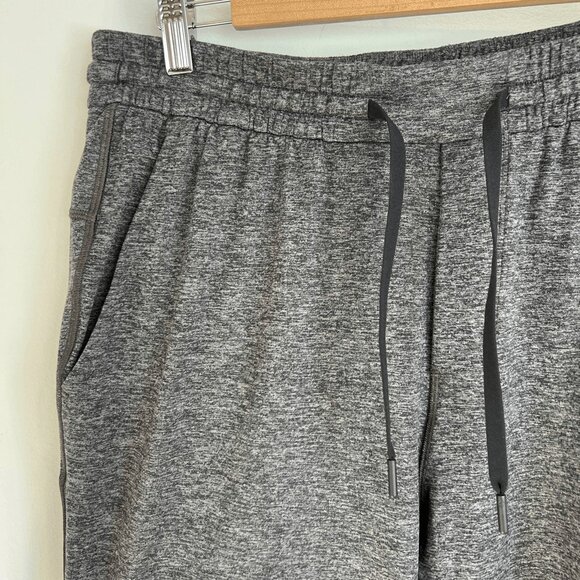 Lululemon Men's Size Large Heathered Grey Soft Jersey Jogger Pants Athleisure - Picture 9 of 12